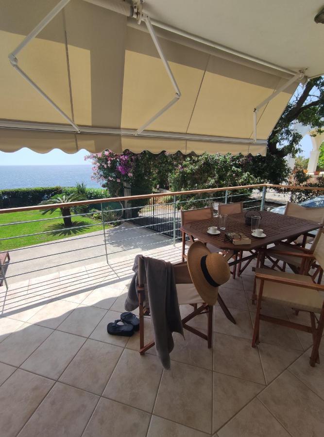 Oikia Eleanthi - Beachfront Garden Home! ミティカス エクステリア 写真